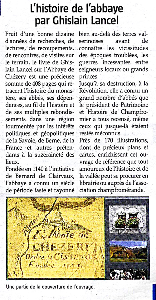 Abbaye de Ch&eacute;zery